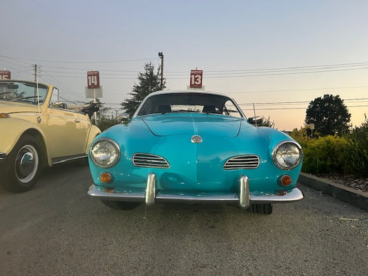 Rebel Mundell's 1969 Karmann Ghia "Listen Linda"