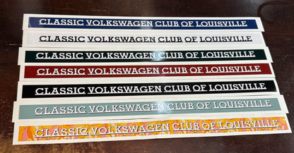Club Script Sticker