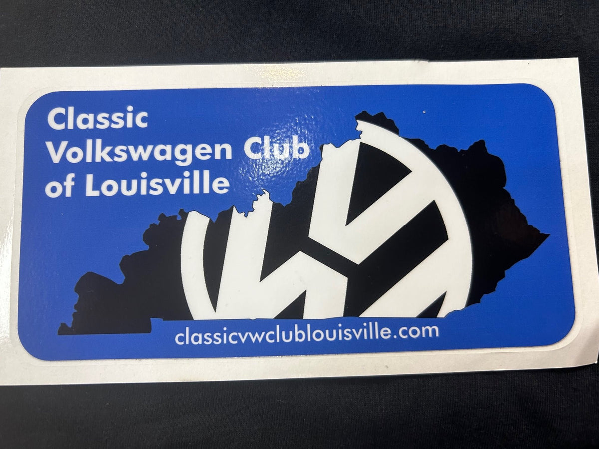 Iconaclub Window Sticker Club Logo Sticker – Classic VW Club of Louisville